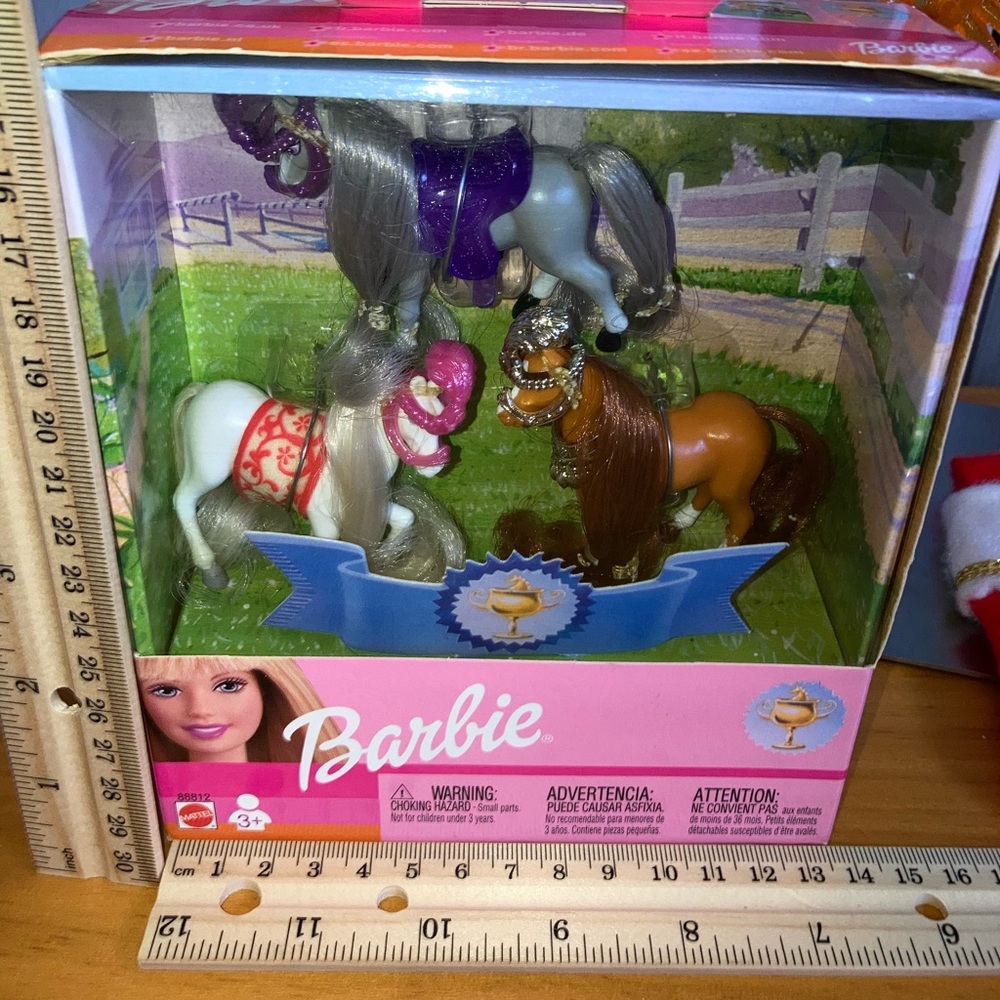 Barbie Stable Friends Mini Trophy Horses Playset | 2002
